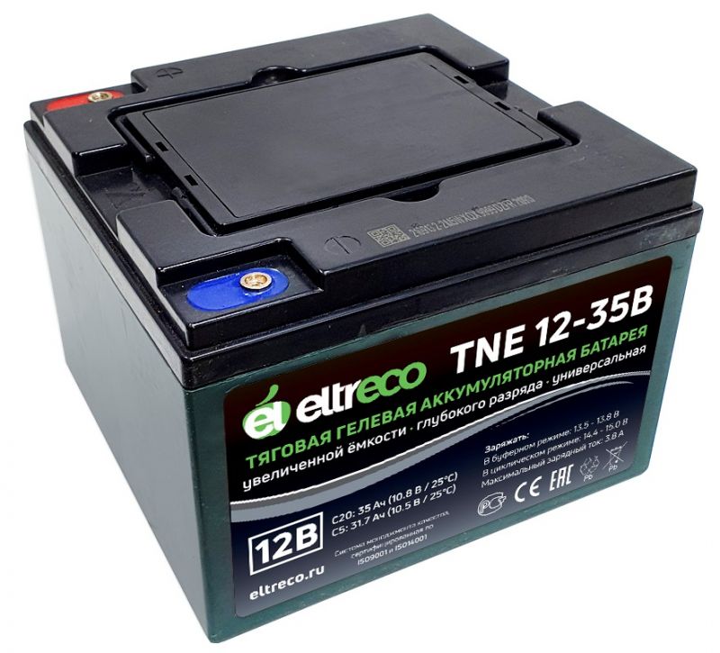 Тяговый аккумулятор Eltreco TNE12-35 (12V28.5A/H C3)